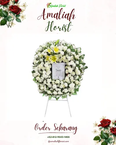Krans Bunga Duka Cita di Harapanjaya