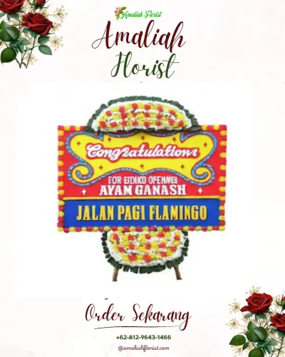 Bunga Papan Congratulation di Harapanjaya